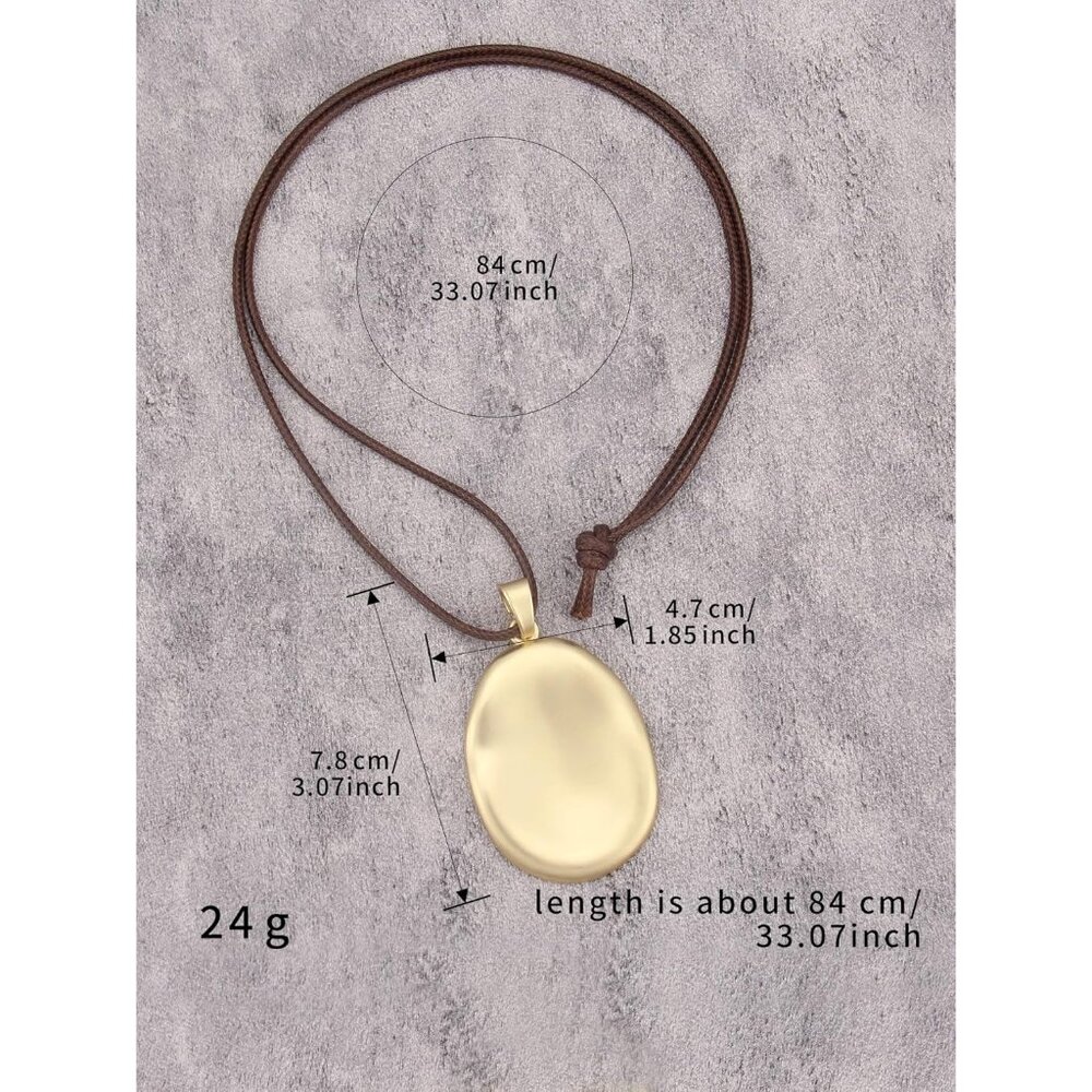 Versatile Long Boho Necklace With Adjustable Cord… - image 7